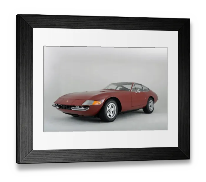 Framed Print : Ferrari 365 GTB Framed Print : Ferrari 365 GTB