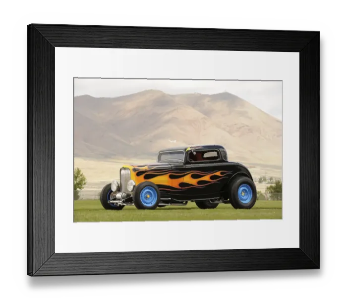 Framed Print : Ford coupe custom Framed Print : Ford coupe custom