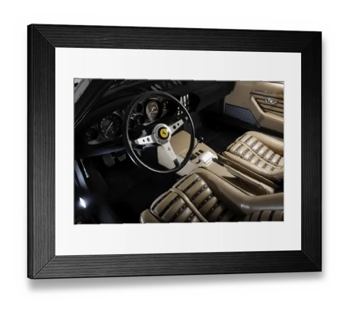 Framed Print : Ferrari 365 GTB