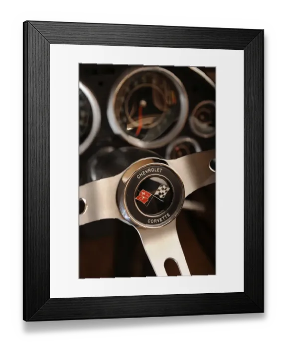 Framed Print : Chevrolet Corvette Framed Print : Chevrolet Corvette