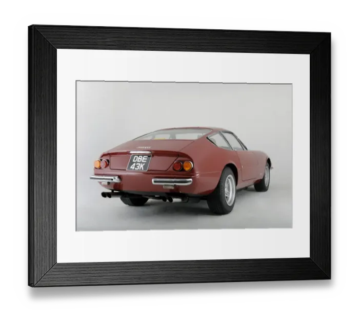 Framed Print : Ferrari 365 GTB