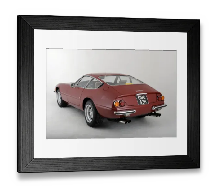 Framed Print : Ferrari 365 GTB Framed Print : Ferrari 365 GTB