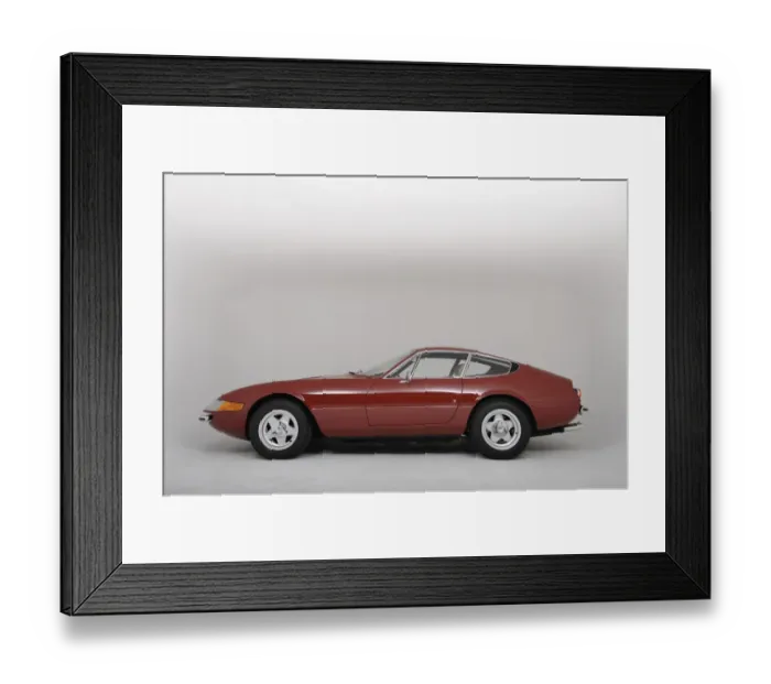 Framed Print : Ferrari 365 GTB Framed Print : Ferrari 365 GTB