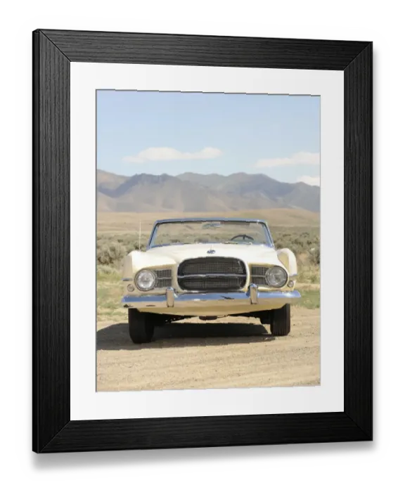 Framed Print : Dual Ghia 1957