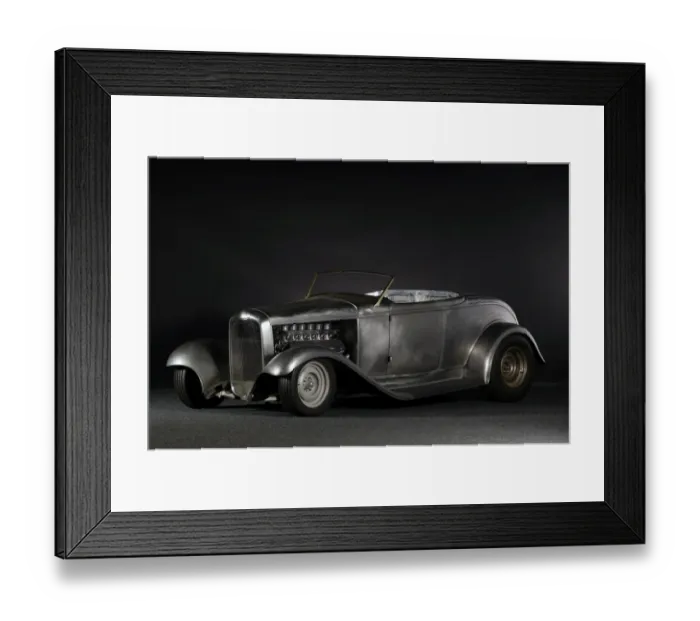 Framed Print : Ford Hot rod custom