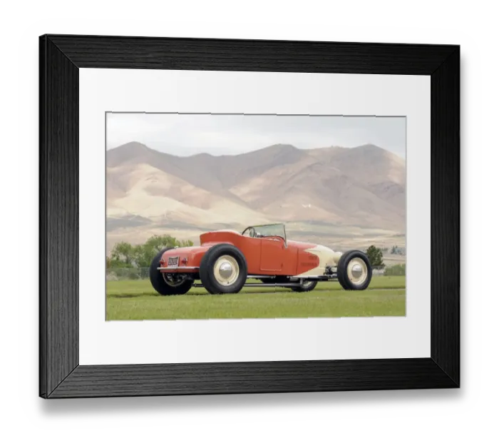 Framed Print : Ford Model T track Framed Print : Ford Model T track