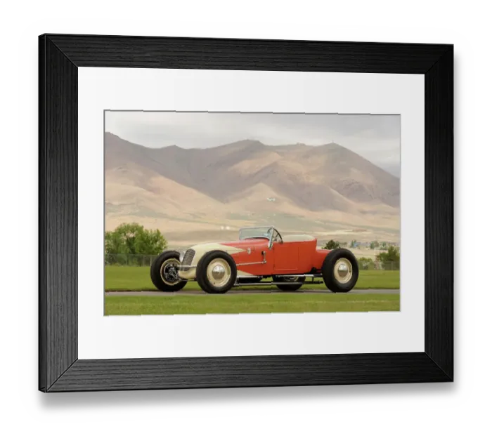 Framed Print : Ford Model T track Framed Print : Ford Model T track