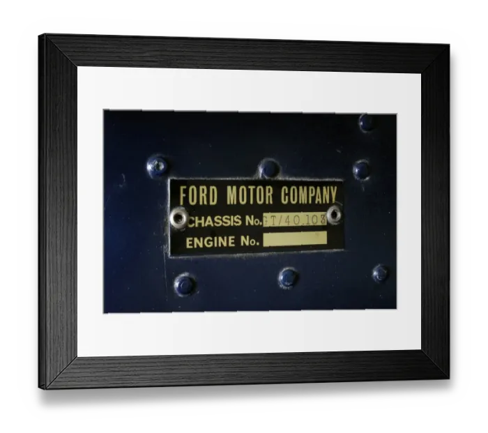 Framed Print : Ford GT40 Daytona Framed Print : Ford GT40 Daytona