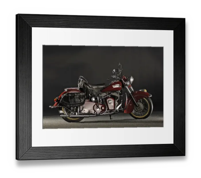 Framed Print : Crocker big tank V twin 1937