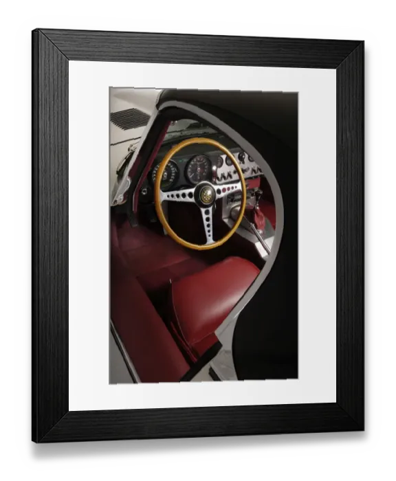 Framed Print : Jaguar E type 1961