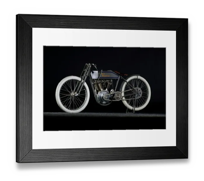 Framed Print : Harley Davidson