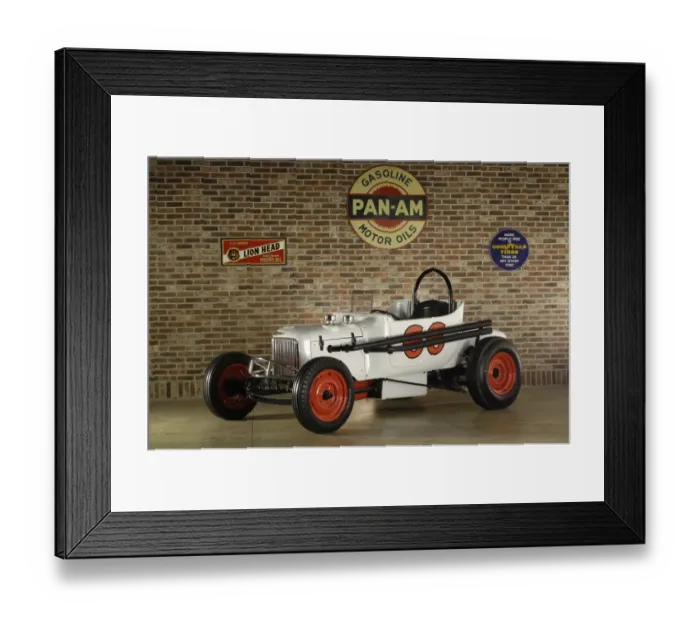 Framed Print : Gmc pinky, track roadster 1948