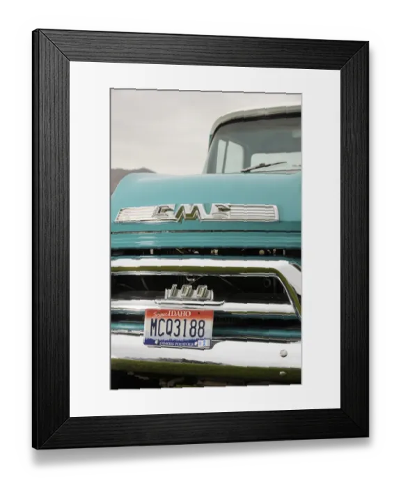 Framed Print : GMC pickup 1958