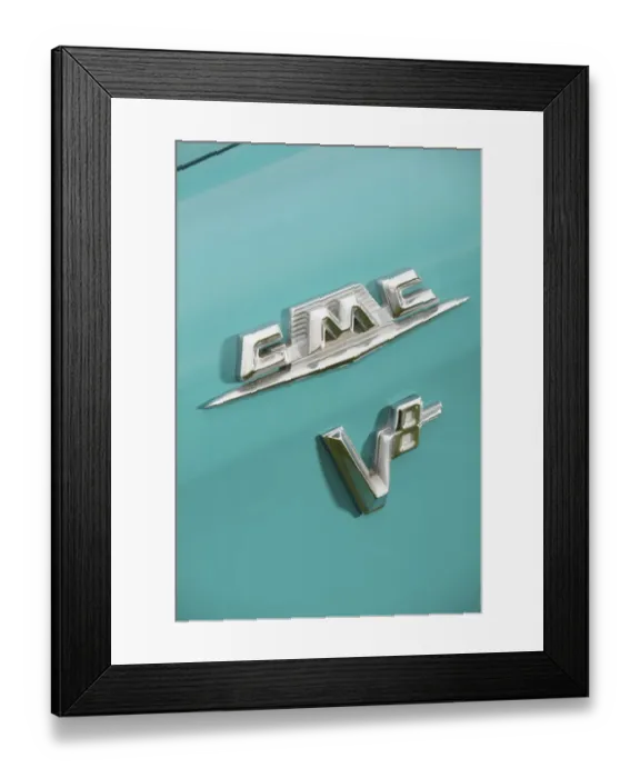 Framed Print : GMC pickup 1958
