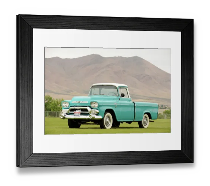 Framed Print : GMC pickup 1958 Framed Print : GMC pickup 1958