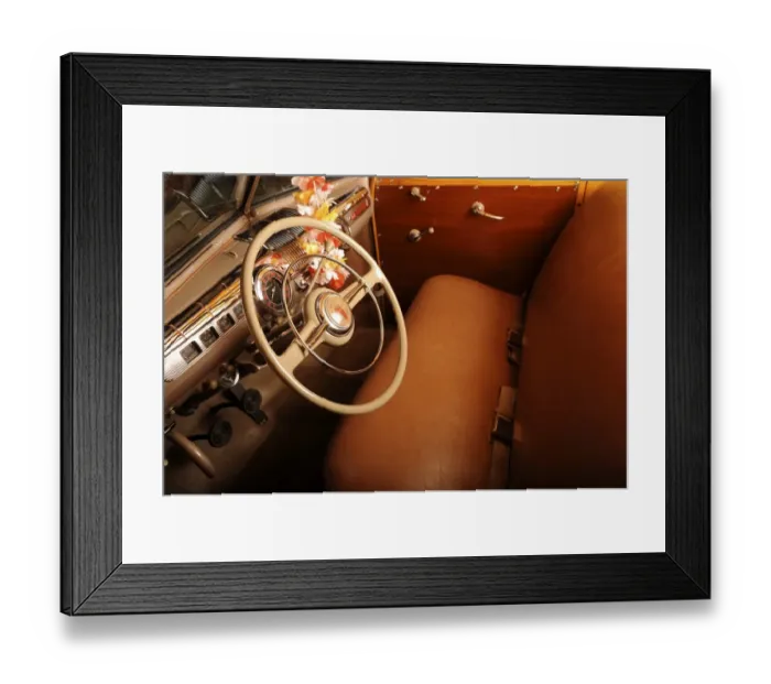 Framed Print : Ford woodie station
