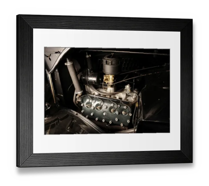 Framed Print : Ford woodie deluxe