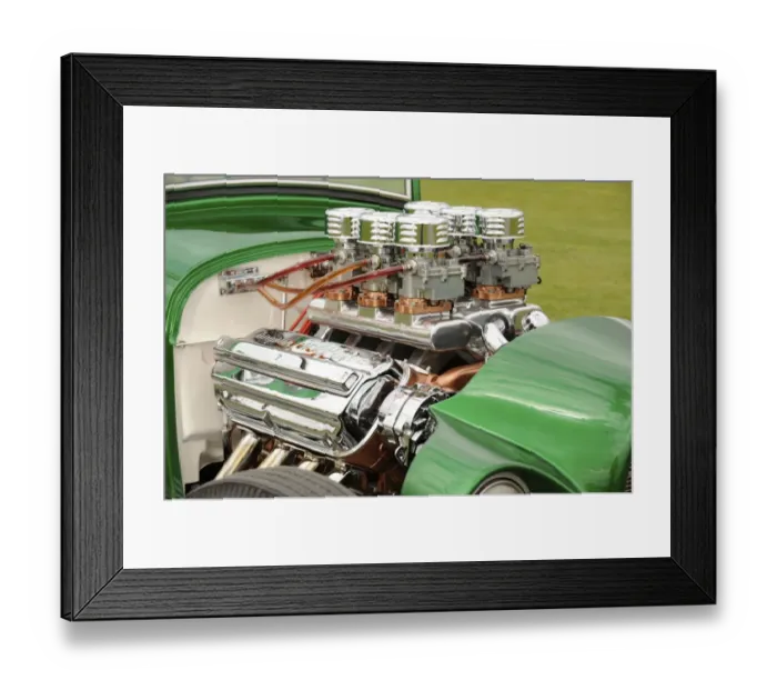 Framed Print : Ford roadster custom
