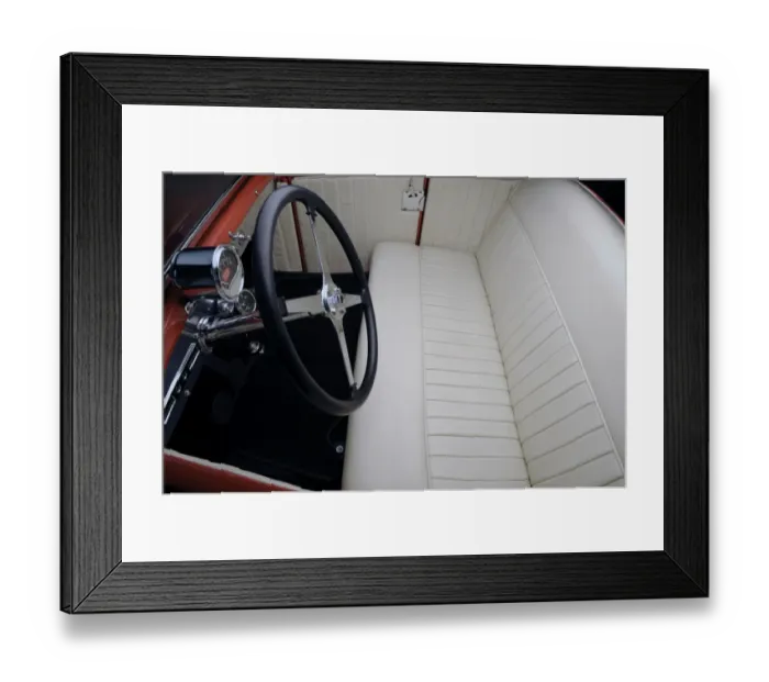 Framed Print : Ford Model T track
