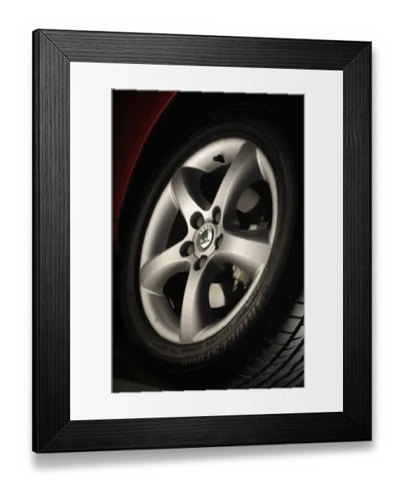 Framed Print : Skoda fabia estate