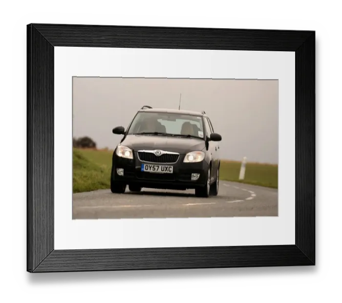 Framed Print : Skoda Fabia estate