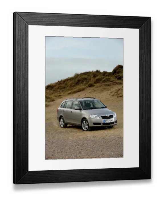 Framed Print : Skoda Fabia estate
