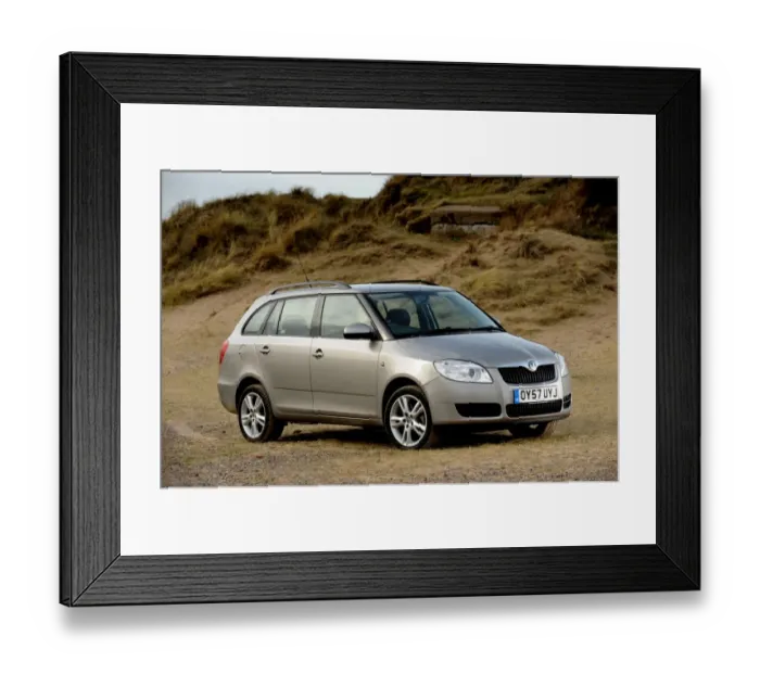 Framed Print : Skoda Fabia estate Framed Print : Skoda Fabia estate