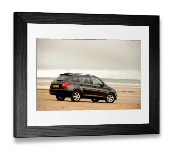 Framed Print : Skoda Fabia estate