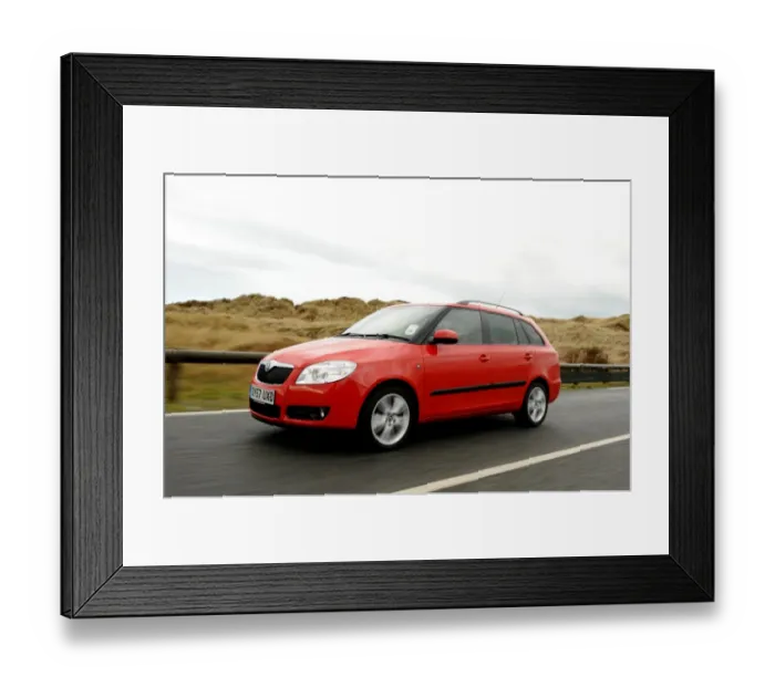 Framed Print : Skoda Fabia estate
