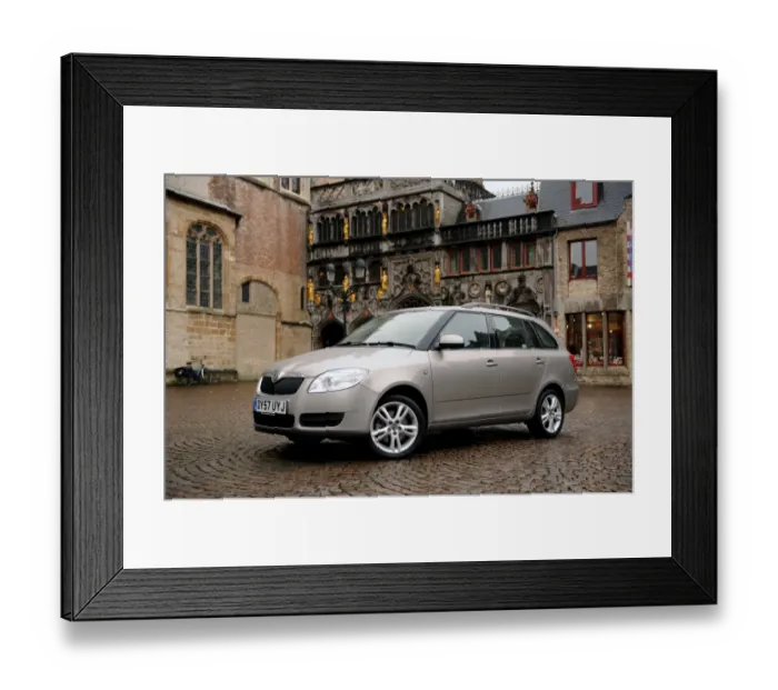 Framed Print : Skoda Fabia estate