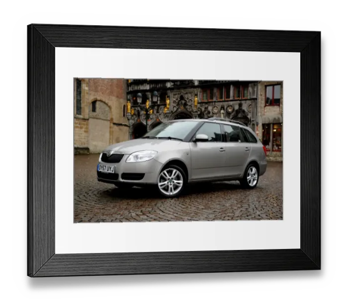 Framed Print : Skoda Fabia estate Framed Print : Skoda Fabia estate