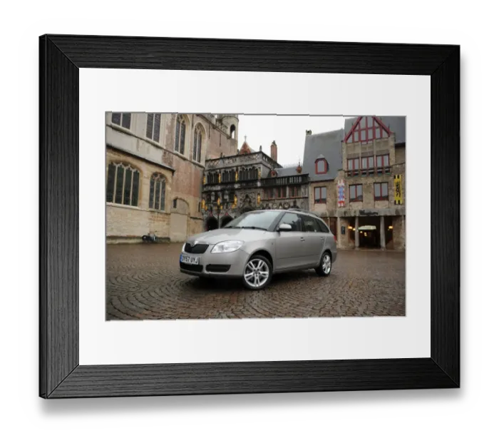 Framed Print : Skoda Fabia estate Framed Print : Skoda Fabia estate