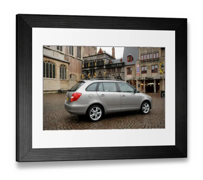 Framed Print : Skoda Fabia estate Framed Print : Skoda Fabia estate