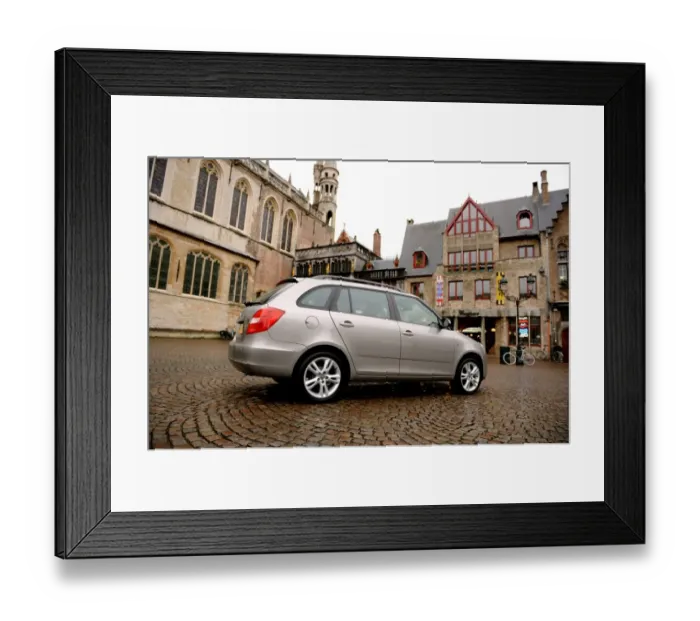 Framed Print : Skoda Fabia estate