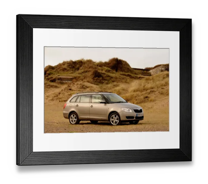 Framed Print : Skoda Fabia estate