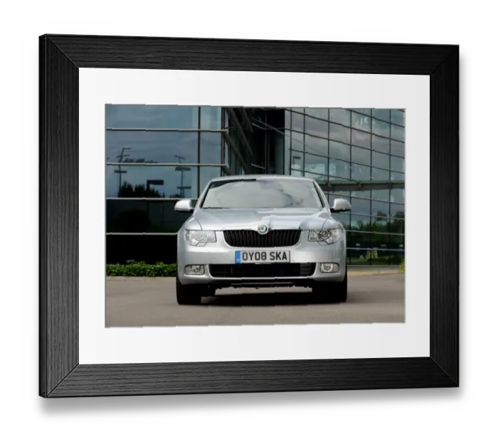 Framed Print : Skoda SUPERB 2008 Framed Print : Skoda SUPERB 2008