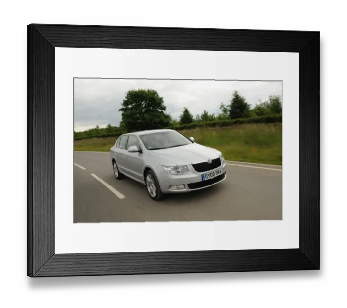 Framed Print : Skoda SUPERB 2008 Framed Print : Skoda SUPERB 2008
