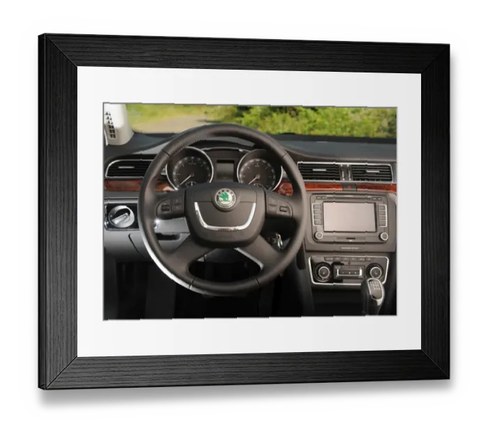 Framed Print : Skoda SUPERB 2008 Framed Print : Skoda SUPERB 2008