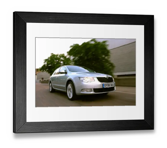 Framed Print : Skoda SUPERB 2008 Framed Print : Skoda SUPERB 2008