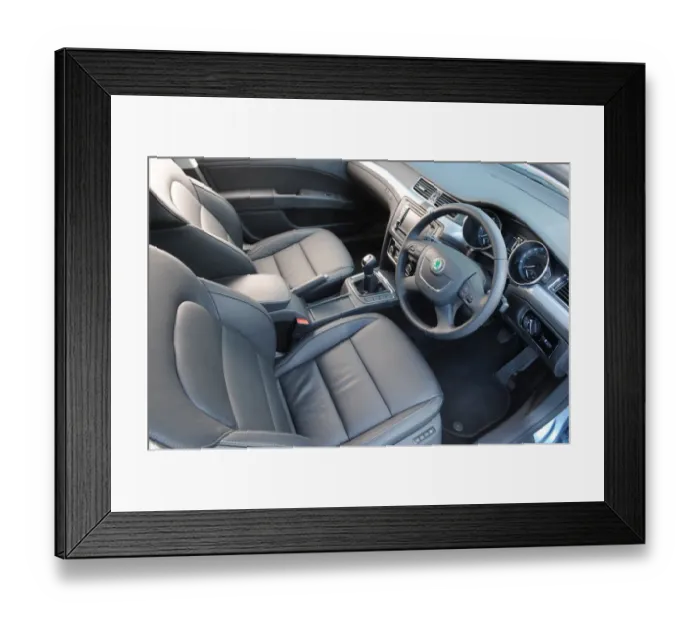 Framed Print : Skoda SUPERB 2008