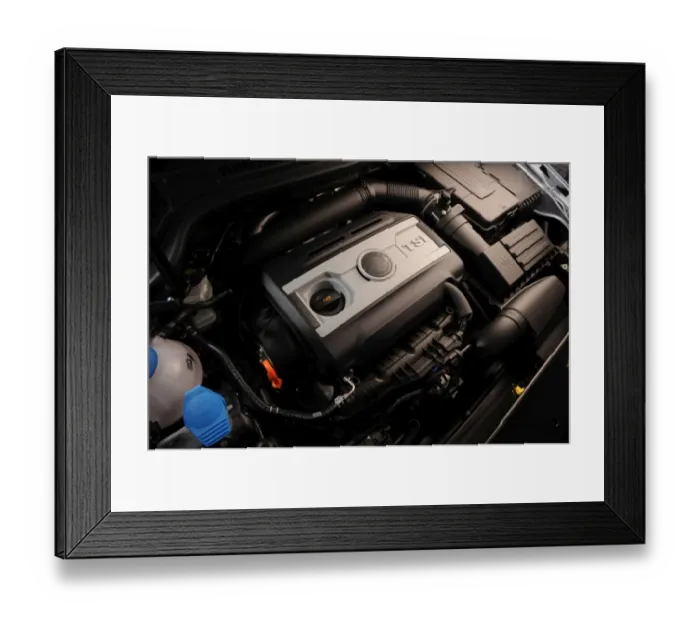 Framed Print : Skoda SUPERB 2008