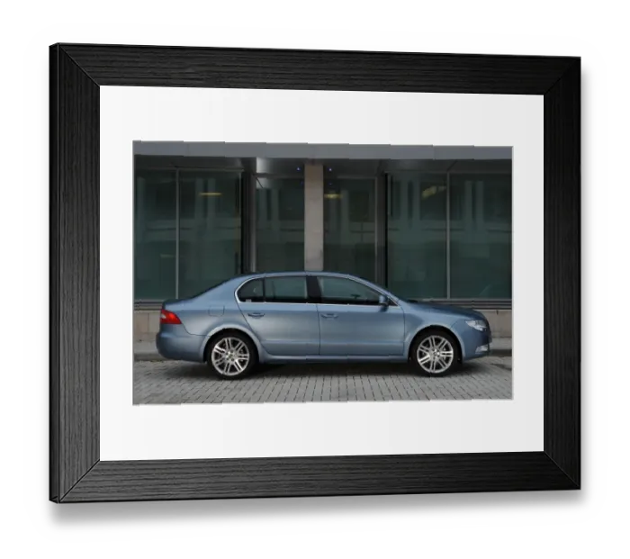 Framed Print : Skoda SUPERB 2008
