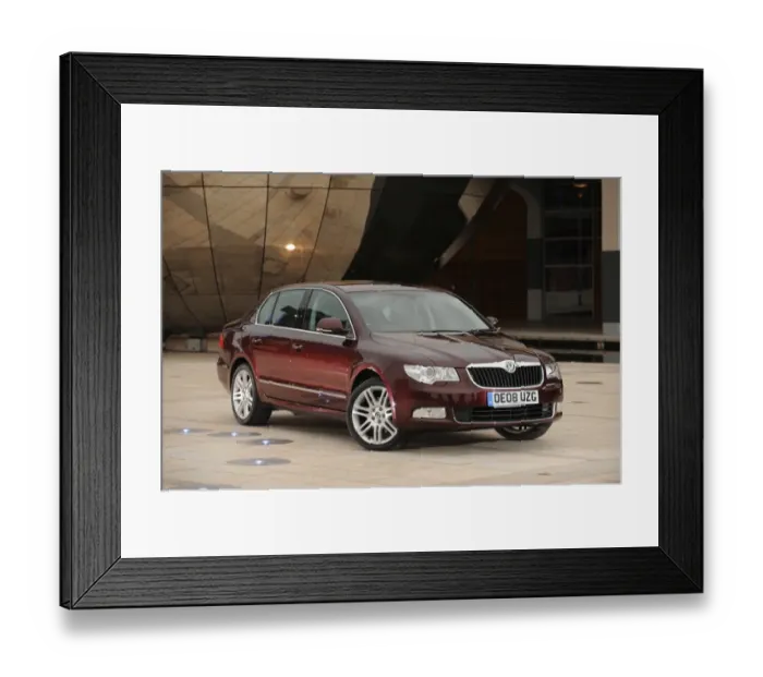 Framed Print : Skoda SUPERB 2008 Framed Print : Skoda SUPERB 2008