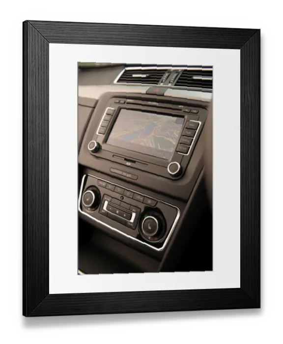 Framed Print : Skoda SUPERB 2008