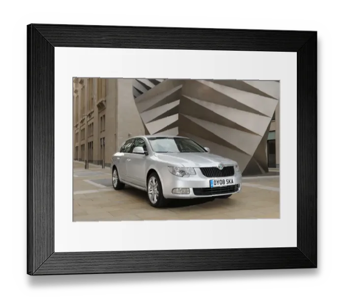 Framed Print : Skoda SUPERB 2008 Framed Print : Skoda SUPERB 2008