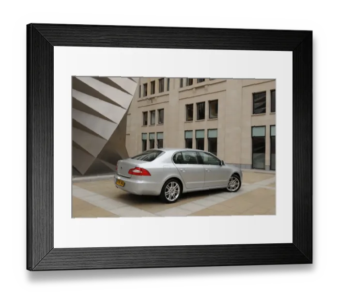Framed Print : Skoda SUPERB 2008