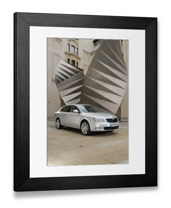 Framed Print : Skoda SUPERB 2008