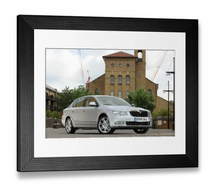 Framed Print : Skoda SUPERB 2008 Framed Print : Skoda SUPERB 2008
