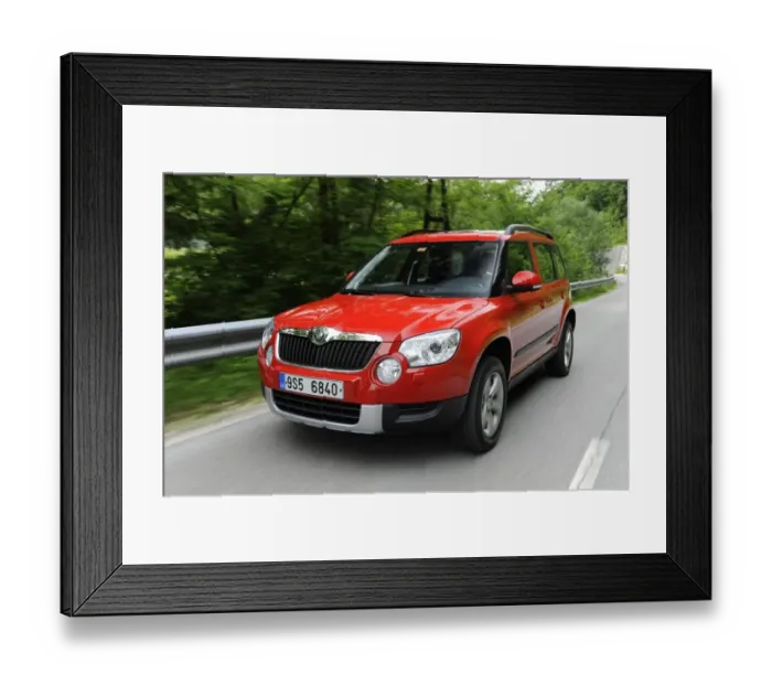 Framed Print : Skoda Yeti 2009 Framed Print : Skoda Yeti 2009