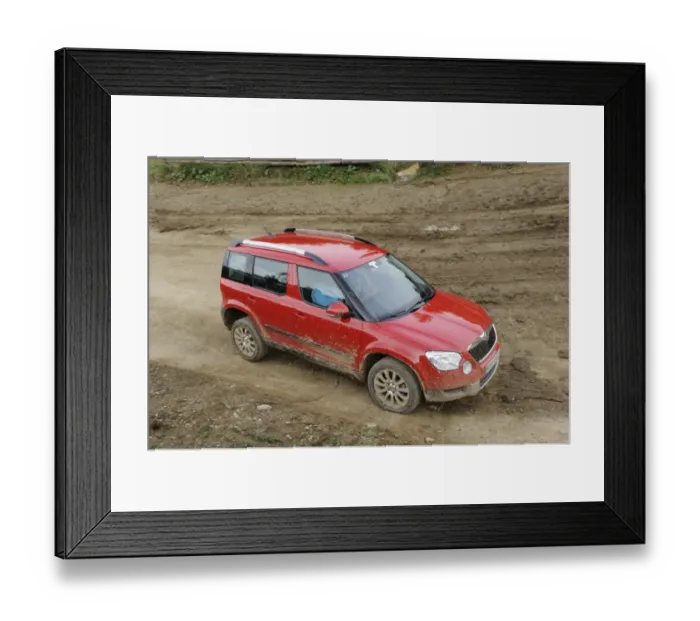 Framed Print : Skoda Yeti 2009